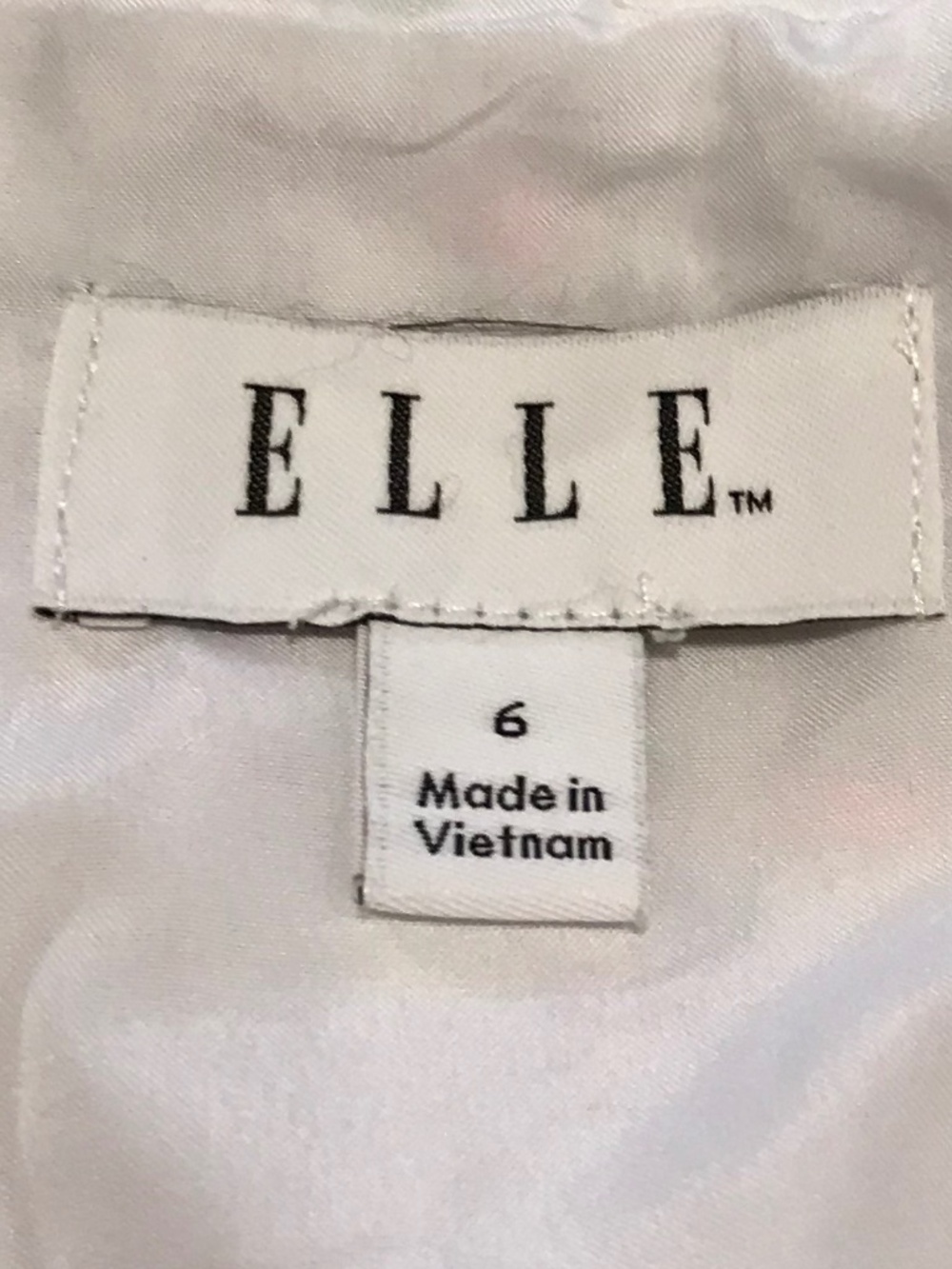 Elle white pastel tweed midi length lined skirt with fringe hem & pockets! (6) - Picture 3 of 16
